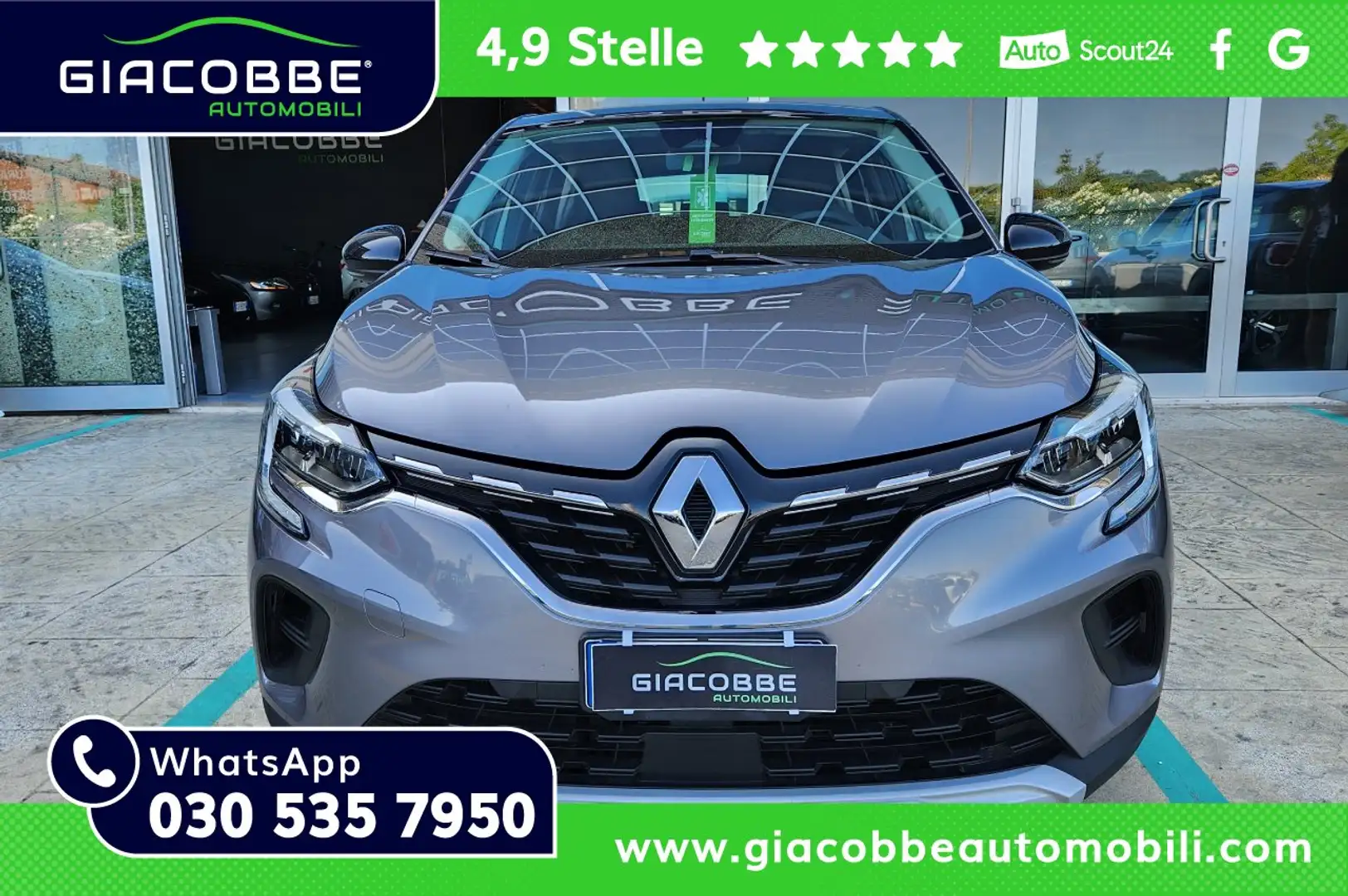 Renault Captur 1.5 blue dci Business 115cv EDC🔥OK NEOPATENTATI Gri - 1