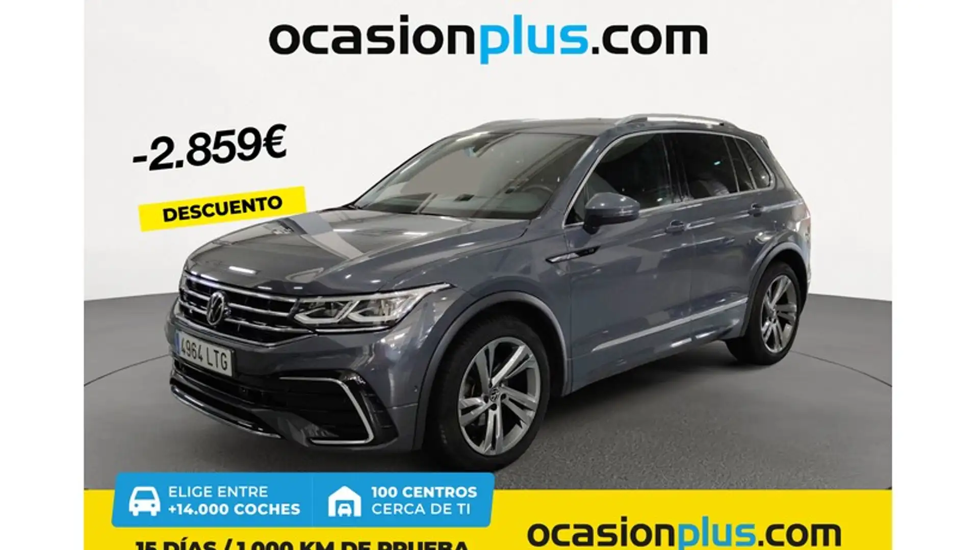 Volkswagen Tiguan 1.5 TSI R-Line DSG 110kW Gris - 1