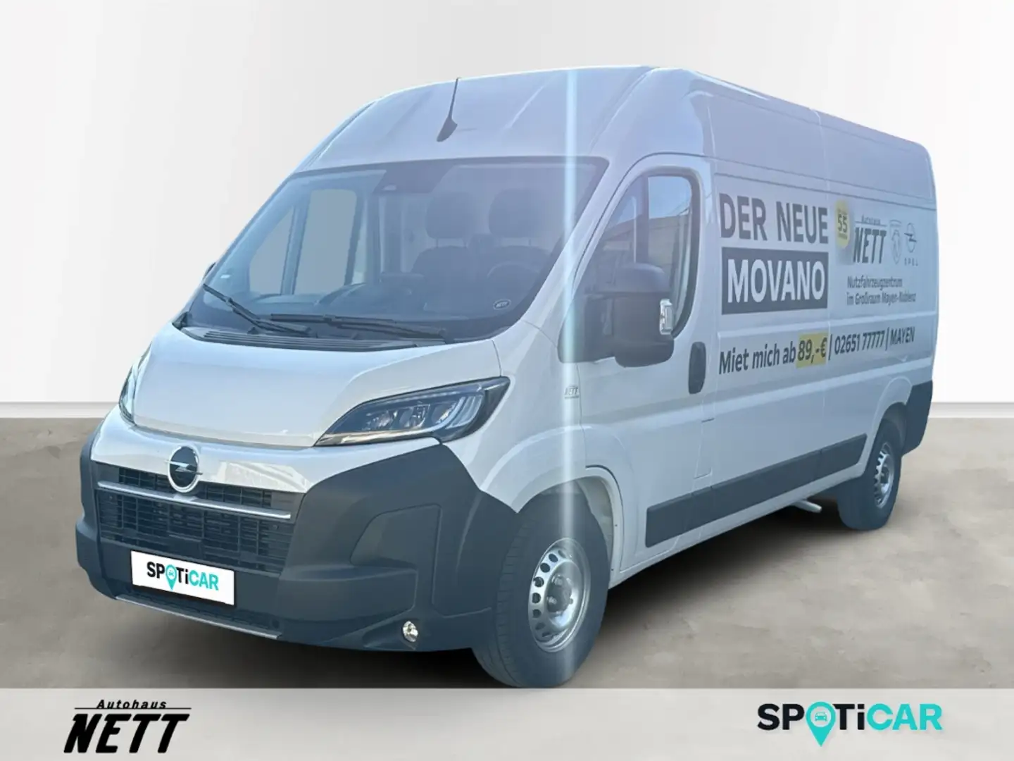 Opel Movano Kasten H2 35 2.2 Blue-HDI Maxi 3 Kastenwagen L3H2 Weiß - 1