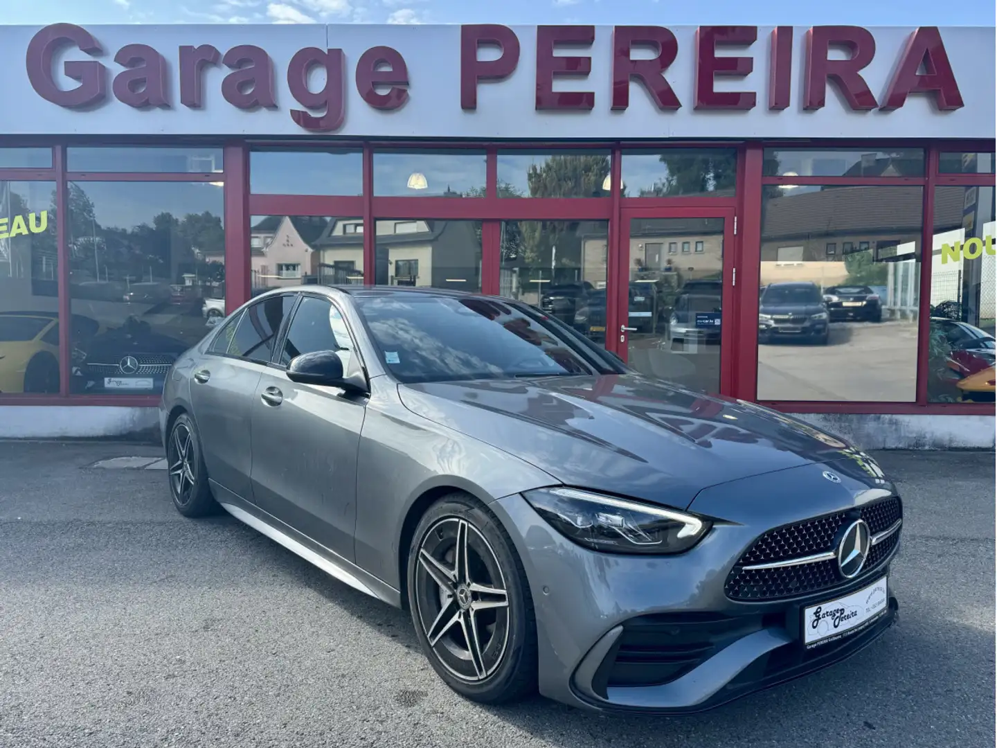 Mercedes-Benz C 300 D AMG LINE NEW MODEL CUIR NAVI Gris - 1
