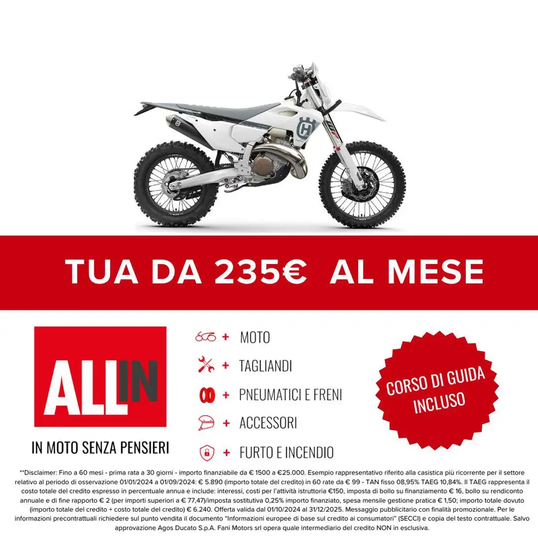 Husqvarna TE 300 TE 300 PRO MY 2025 Bianco - 2