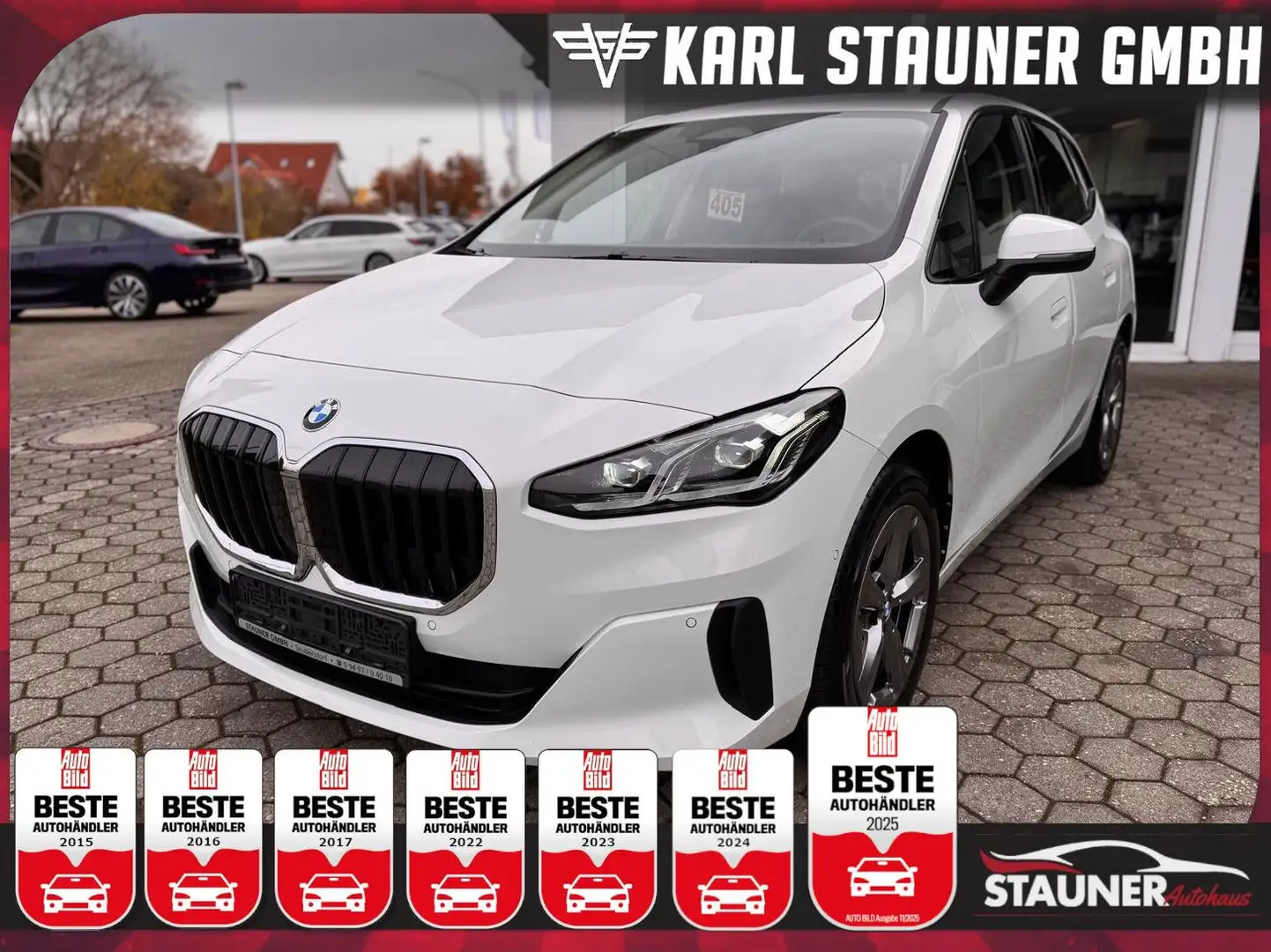 BMW 216 216 i Active Tourer LED KLIMA KAMERA DAB Blanc - 1