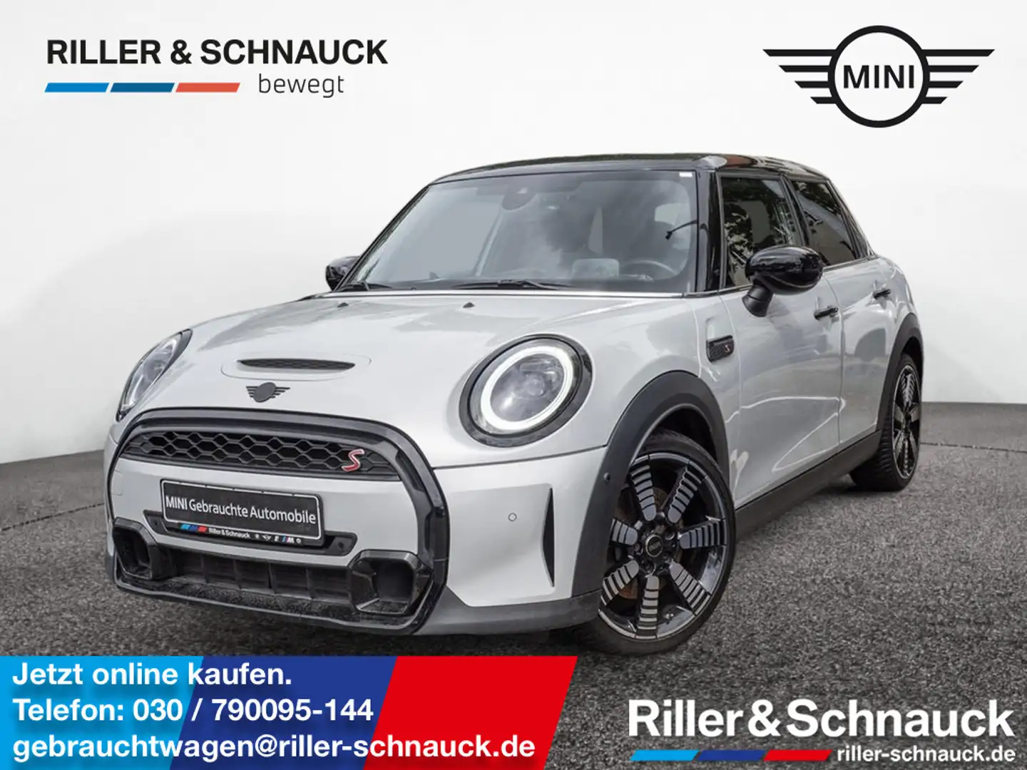 MINI Cooper S Yours Trim LED+ACC+NAVI+LEDER+KEYLES Silber - 1