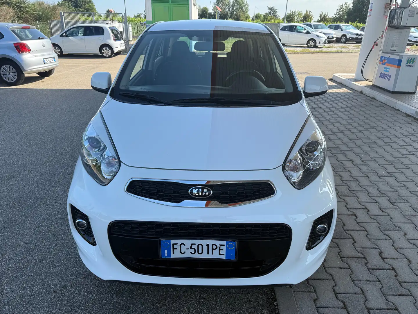 Kia Picanto Picanto II 2011 1.0 Glam GPL  5p E6    NEOPAT UNIP Wit - 2