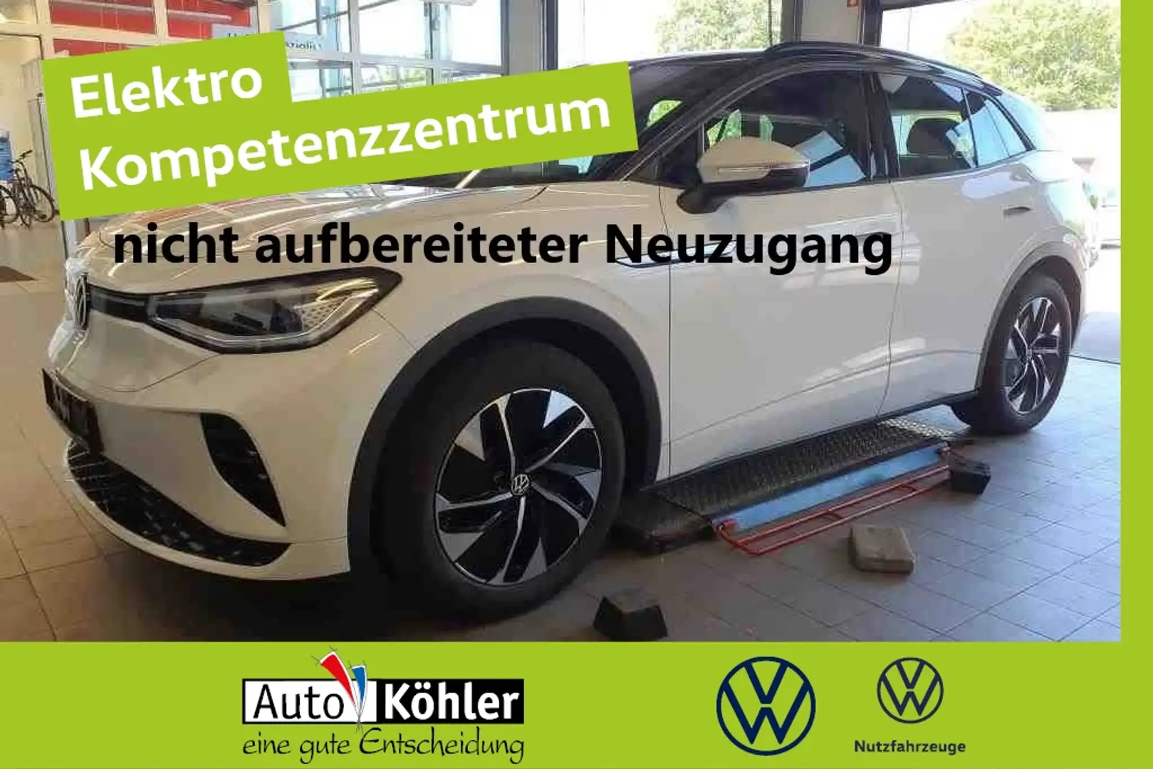 Volkswagen ID.4 GTX Matrix 2xKlima ACC AUT Fernlichtass. LM Weiß - 1