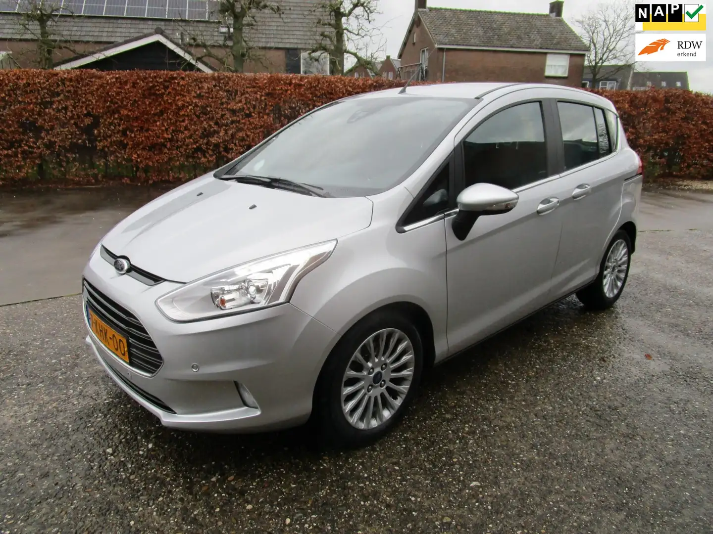 Ford B-Max 1.0 EcoBoost Titanium 1eig leer,navi,camera mooi Grijs - 1