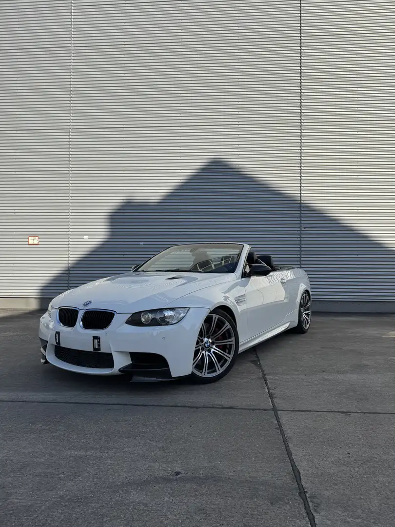 BMW M3 Cabrio|DKG|Eisenmann Race ESD|H&R Spezialfedern Blanc - 2