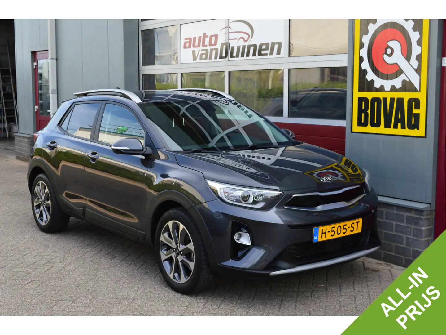 Kia Stonic 1.0 T-GDi DynamicPlusLine O.a: Key-Less, PDC, 17 I Grijs - 1