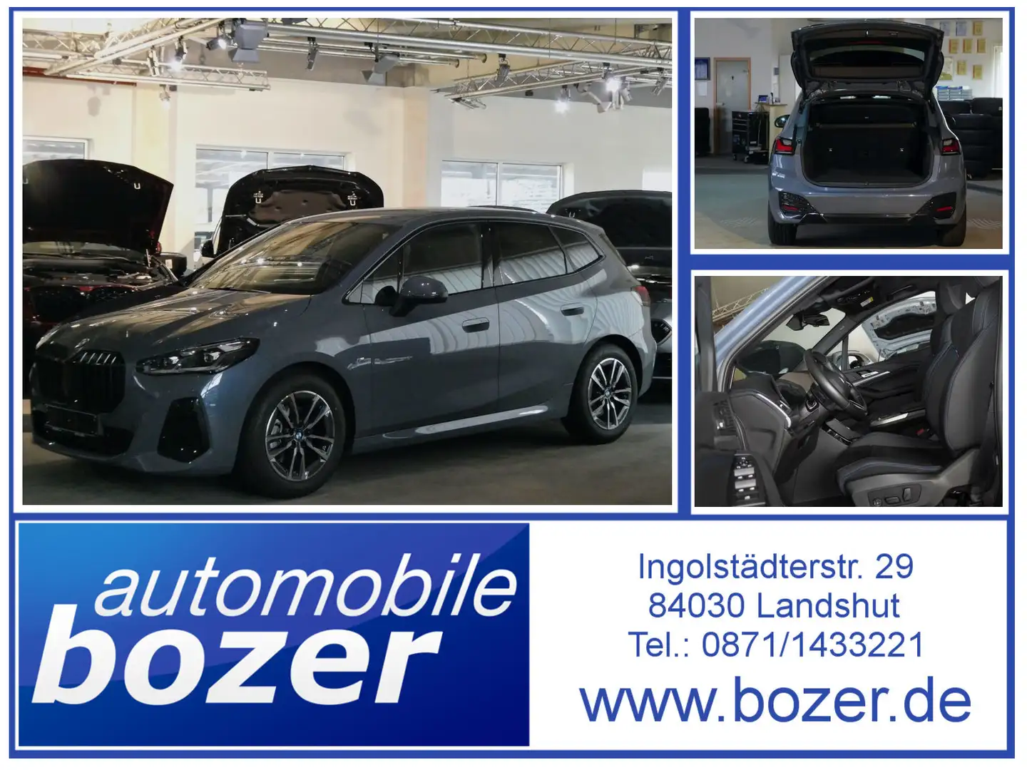 BMW 216 i M Sport 360°,HUD,Driv.Plus Grau - 1