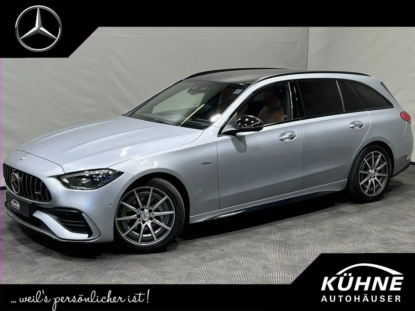 Mercedes-Benz C 43 AMG AMG C 43 T 4M Premium Plus Pano AHK 360° HUD Silber - 1