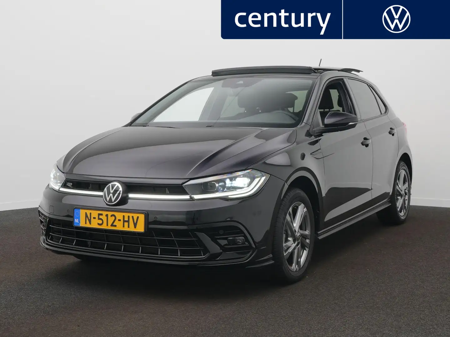 Volkswagen Polo 1.0 TSI R-Line Panoramadak - Clima - 17 Inch - Nav Zwart - 1