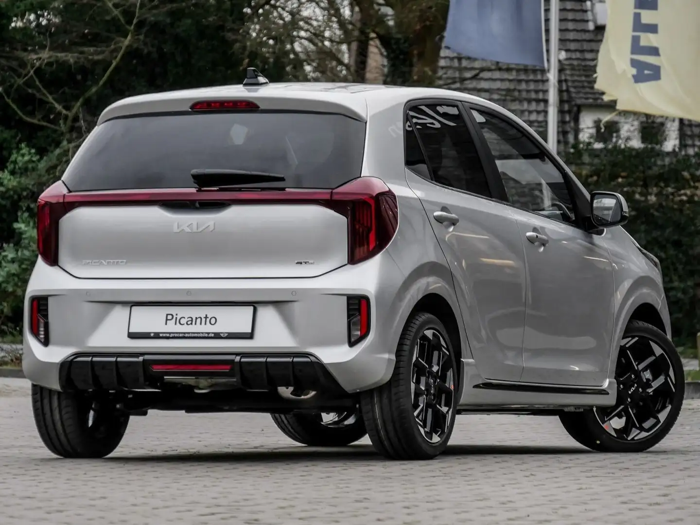 Kia Picanto 1.2 DPI AMT GT-line NAVI RFKSHZ Silber - 2