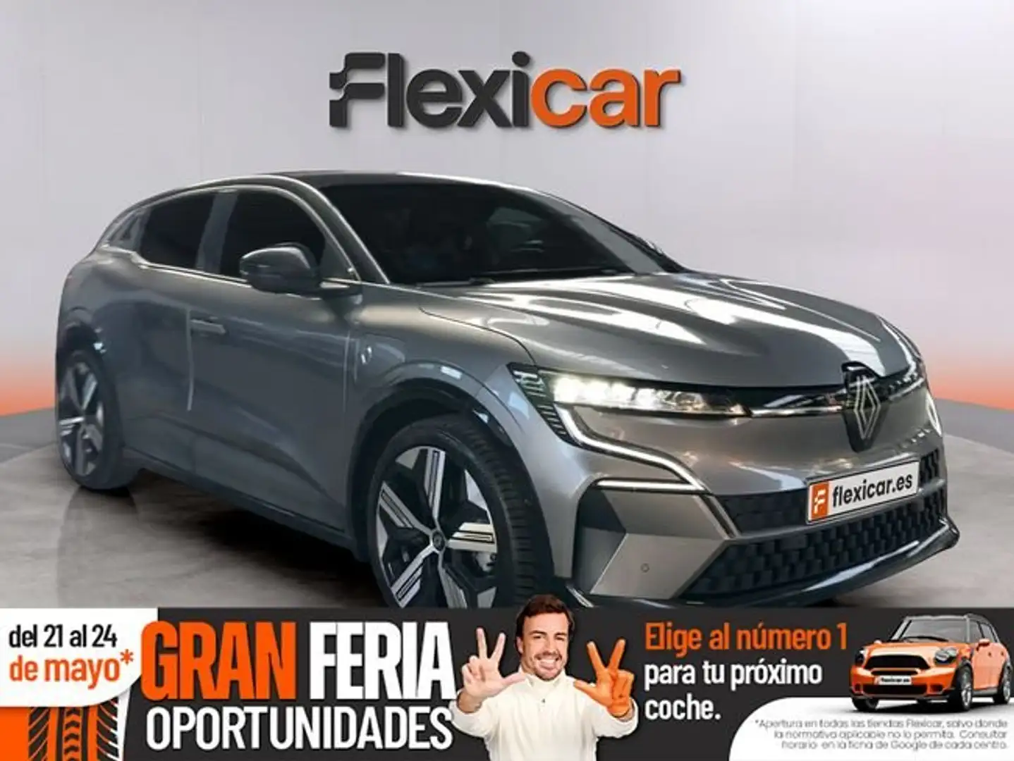 Renault Megane Techno EV60 160kW (220CV) optimum ch. Gris - 1