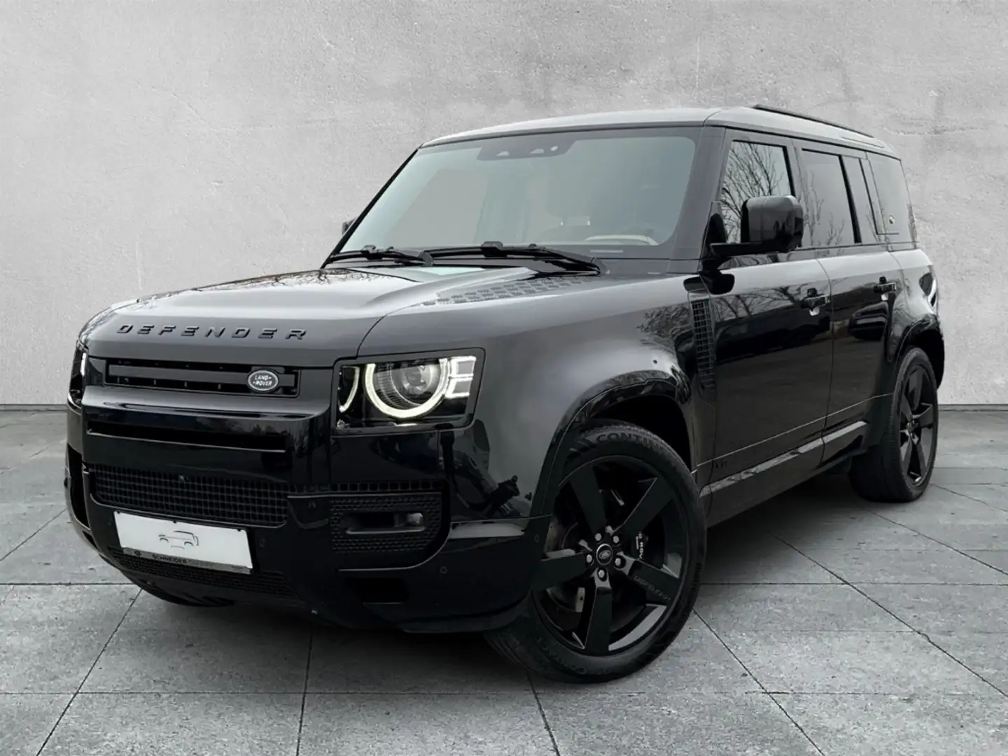 Land Rover Defender 110 P525 V8 B.SA ule+LED+NAVI+AHK+PANO B.Säule+LED Schwarz - 1