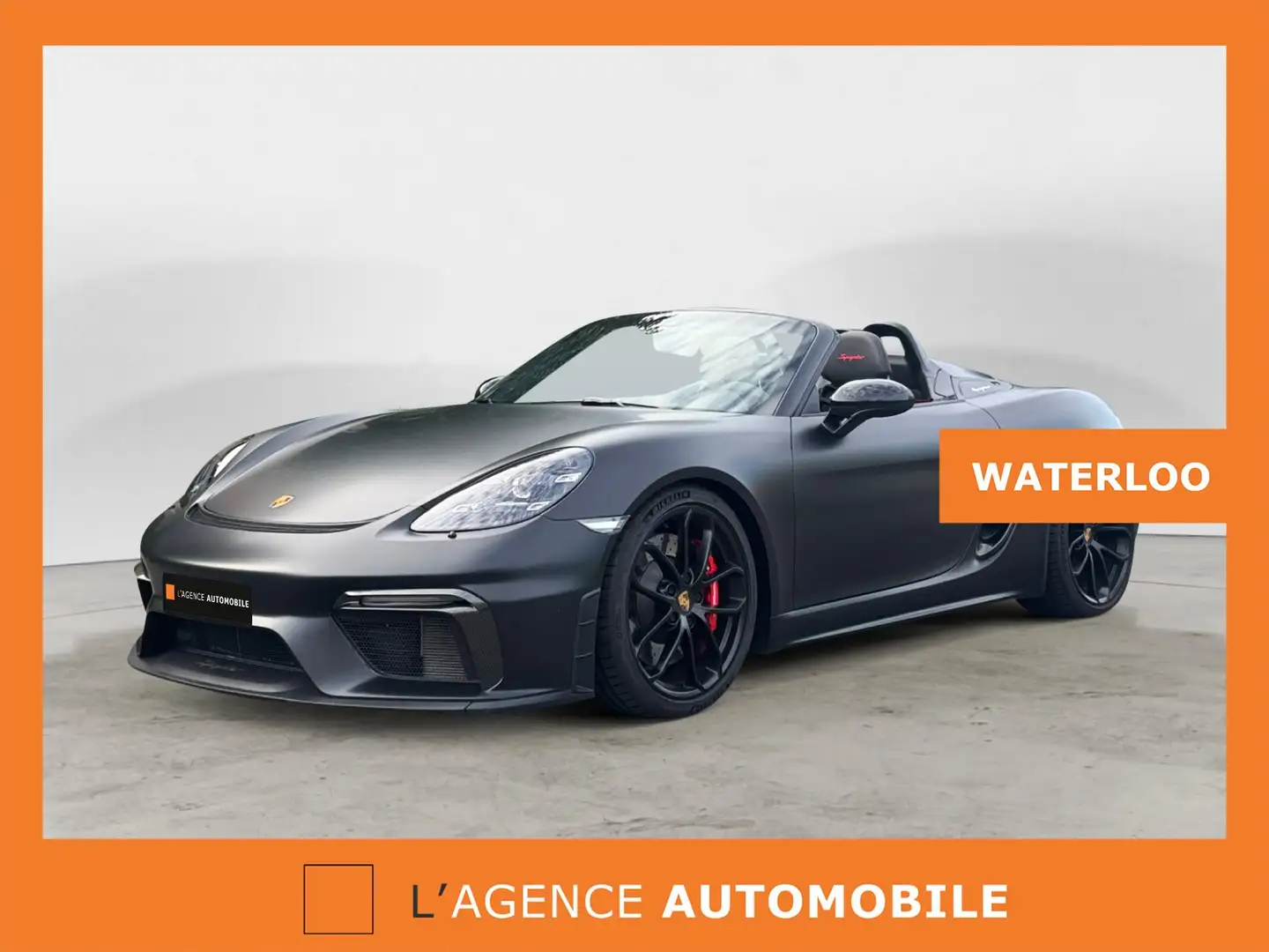 Porsche 718 Spyder 4.0 Turbo PDK - GARANTIE 12 à 48 MOIS Noir - 1