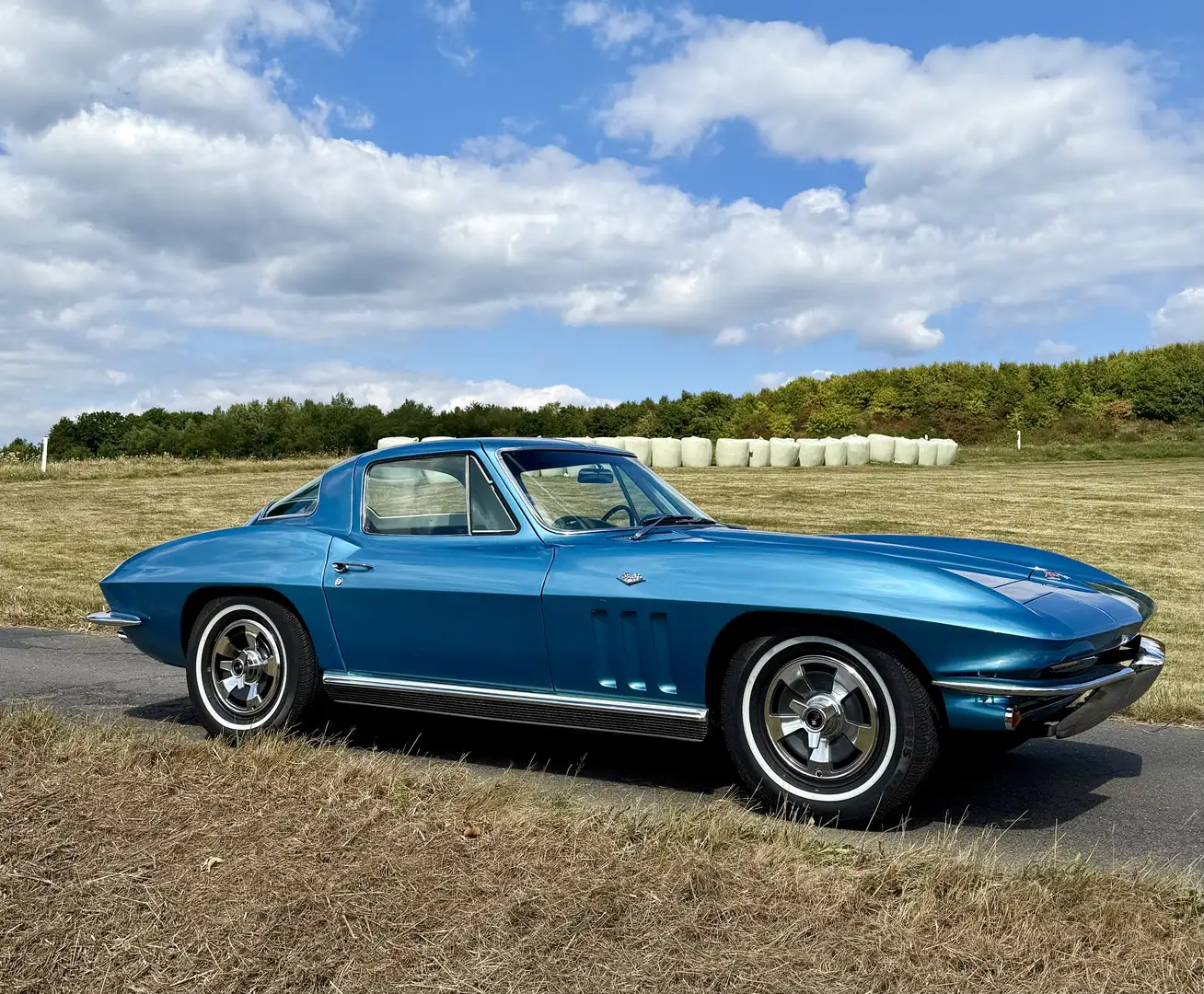 Corvette C2 STING RAY 350HP Version - Black Plate California - Bleu - 1