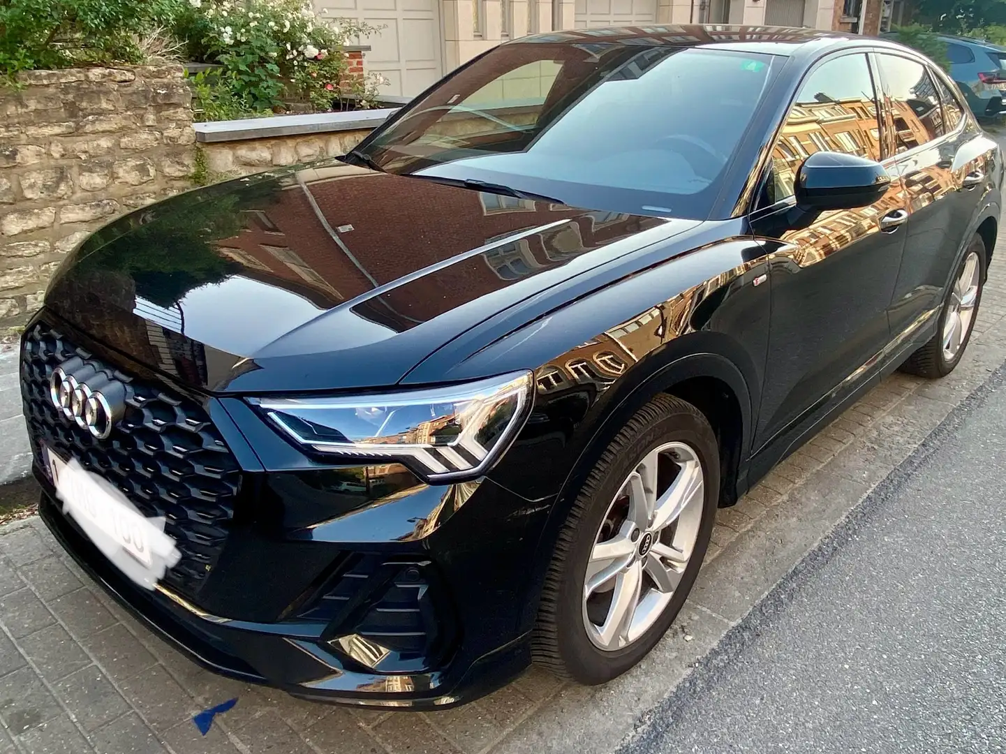 Audi Q3 Q3 Sportback 35 TFSI S line S tronic Zwart - 1