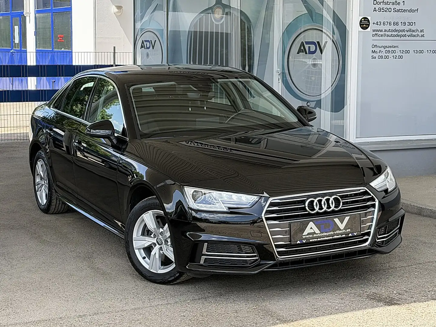 Audi A4 2,0 TDI Schwarz - 1