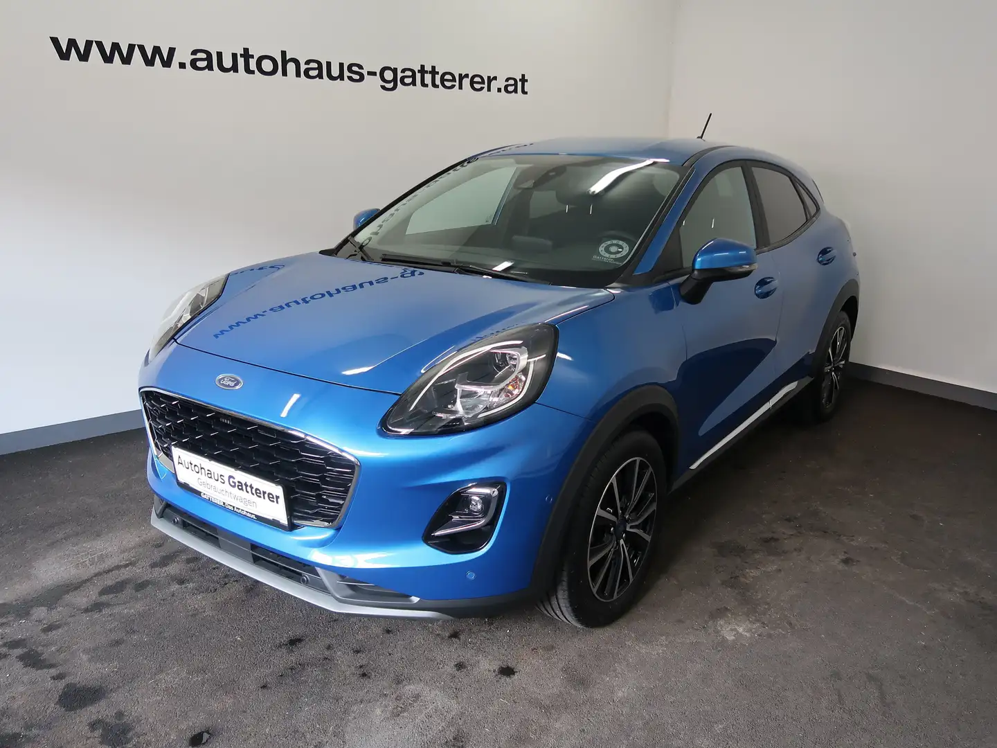 Ford Puma 1,0 EcoBoost Hybrid Titanium*NEUWERTIG* Bleu - 1