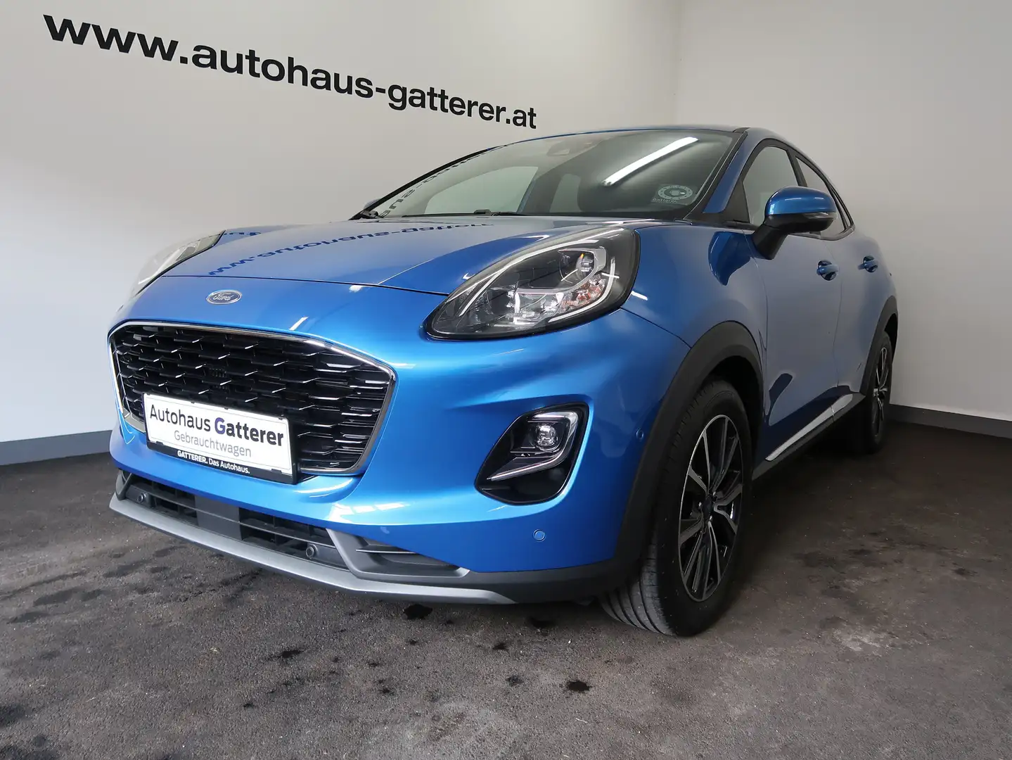 Ford Puma 1,0 EcoBoost Hybrid Titanium*NEUWERTIG* Bleu - 2