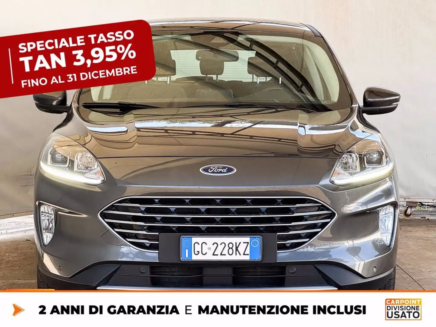 Ford Kuga 1.5 ecoblue titanium 2wd 120cv Gris - 2