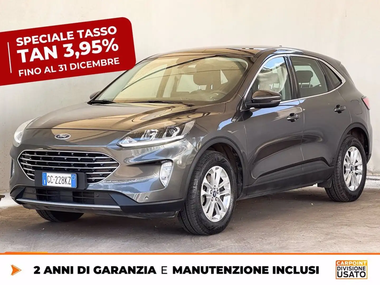 Ford Kuga 1.5 ecoblue titanium 2wd 120cv Gris - 1