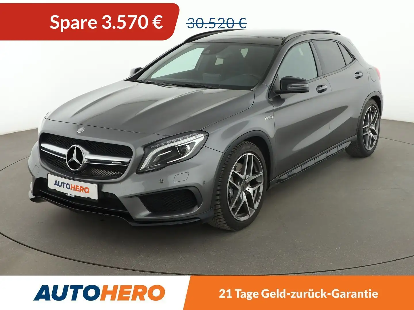 Mercedes-Benz GLA 45 AMG GLA 45 AMG 4Matic Aut. *BI-XENON*NAVI*TEMPO* Šedá - 1