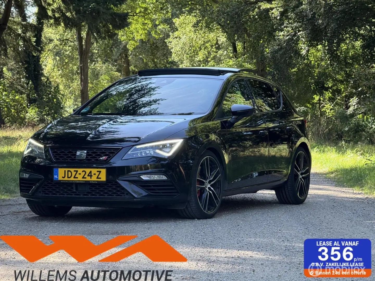 SEAT Leon 2.0 TSI CUPRA 300 PANO-ACC-DSG-19'INCH-KEYLESS Zwart - 1