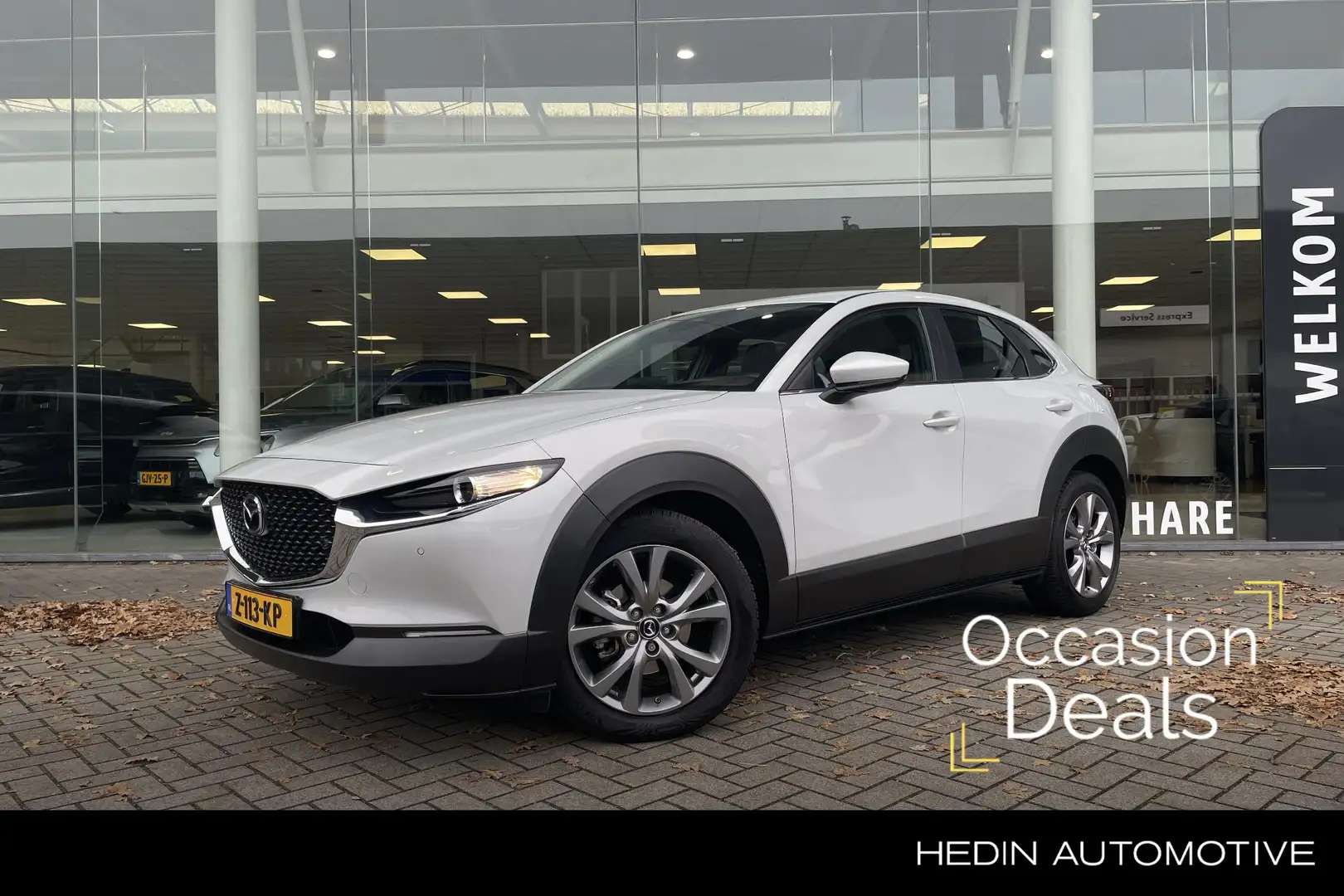 Mazda CX-30 2.0 e-SkyActiv-G M Hybrid Exclusive-line Nav | Cli Blanc - 1