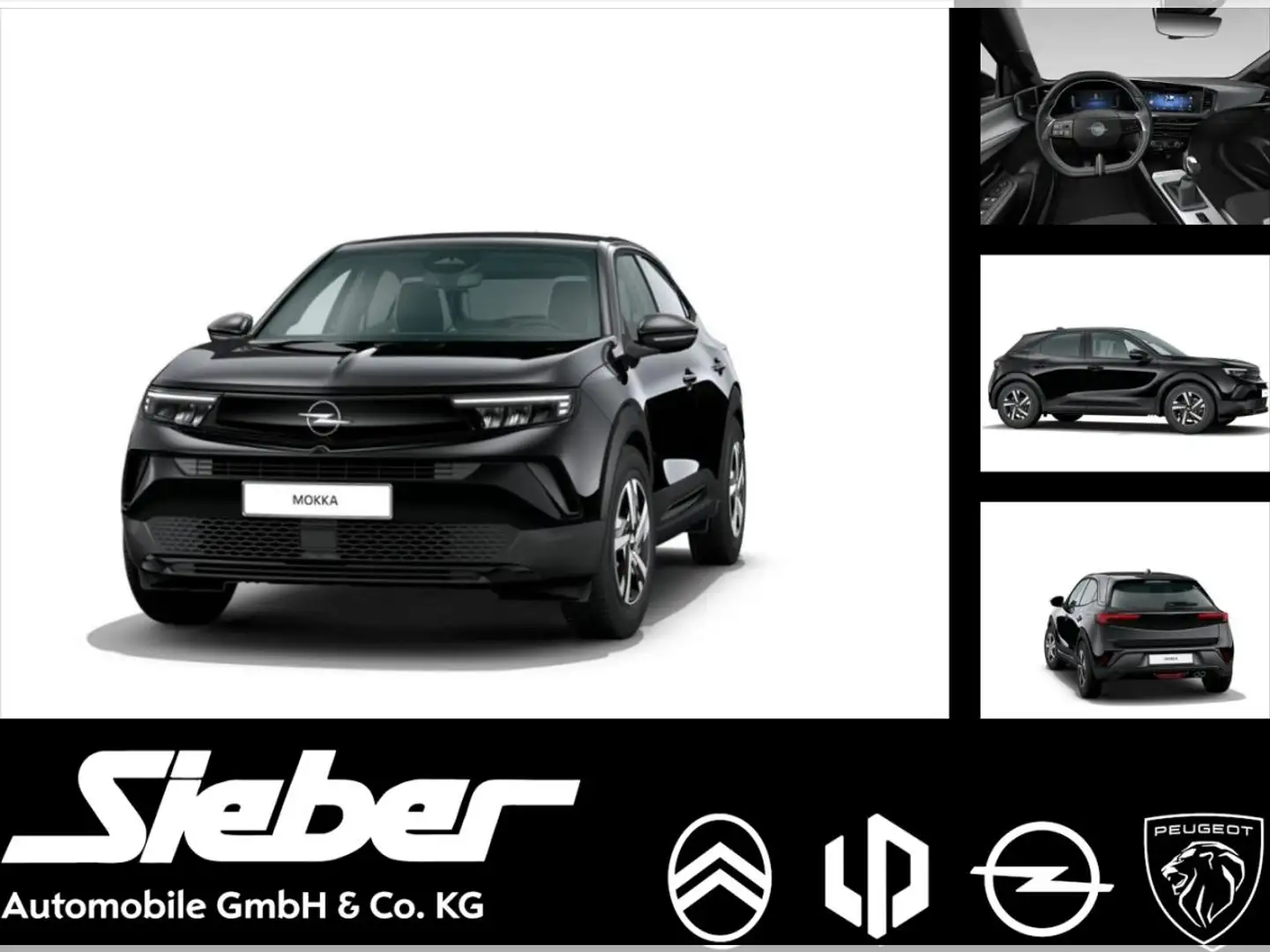 Opel Mokka Edition 1.2 Turbo Schwarz - 1