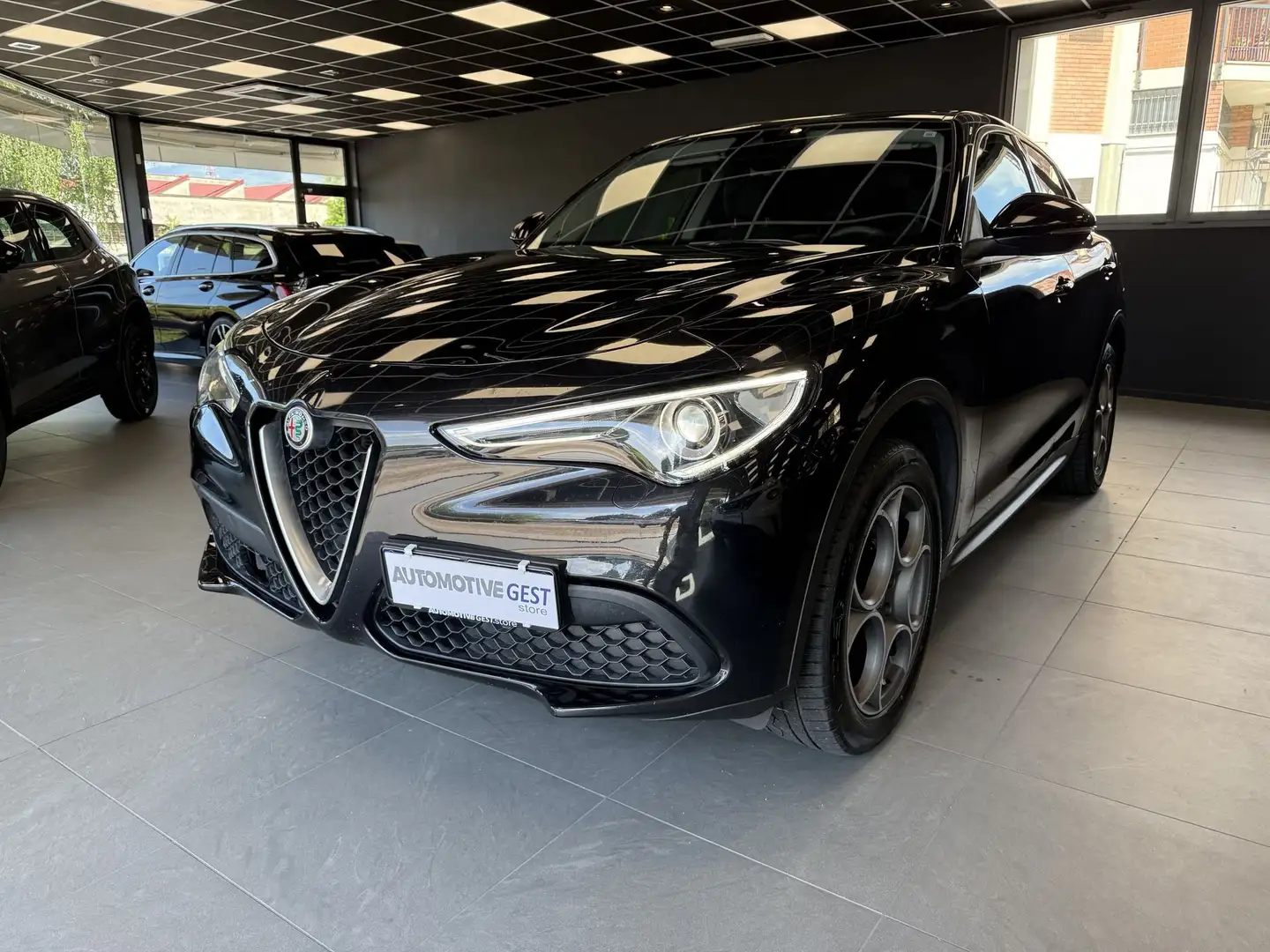 Alfa Romeo Stelvio 2.2 Turbodiesel 190 CV AT8 Q4 Sport *IVA ESPOSTA* Schwarz - 1