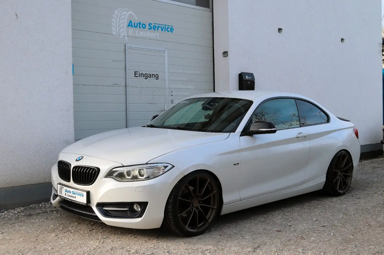 BMW 218 d Coupé/Leder/Navi/Xenon/Sport/19" LM/ST Gewi Weiß - 1