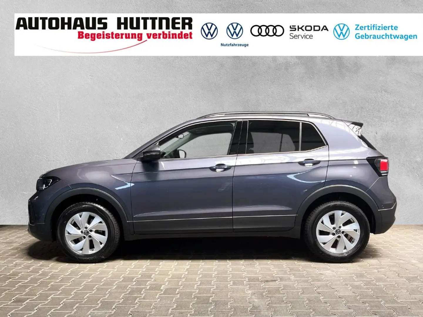 Volkswagen T-Cross Life 1.0 TSI AHK LED NAVI RÜCKFAHRKAMERA Grau - 2
