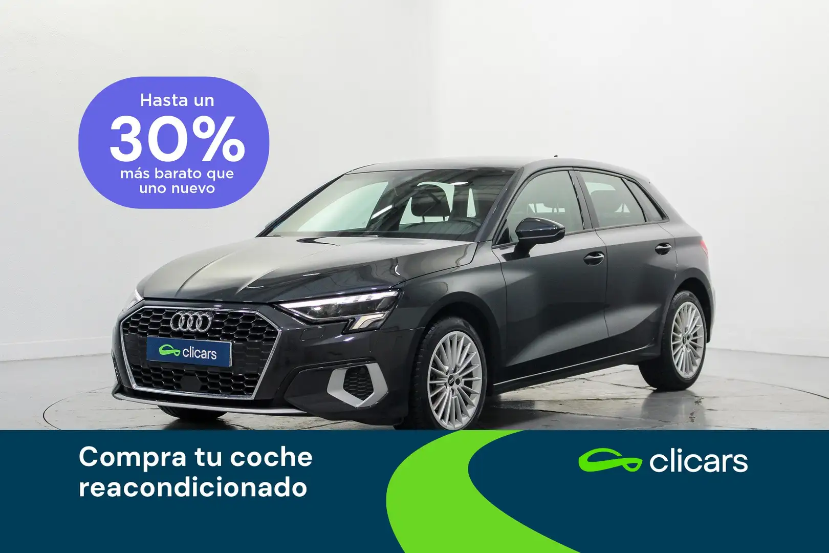 Audi A3 Sportback 35TDI Advanced Gris - 1