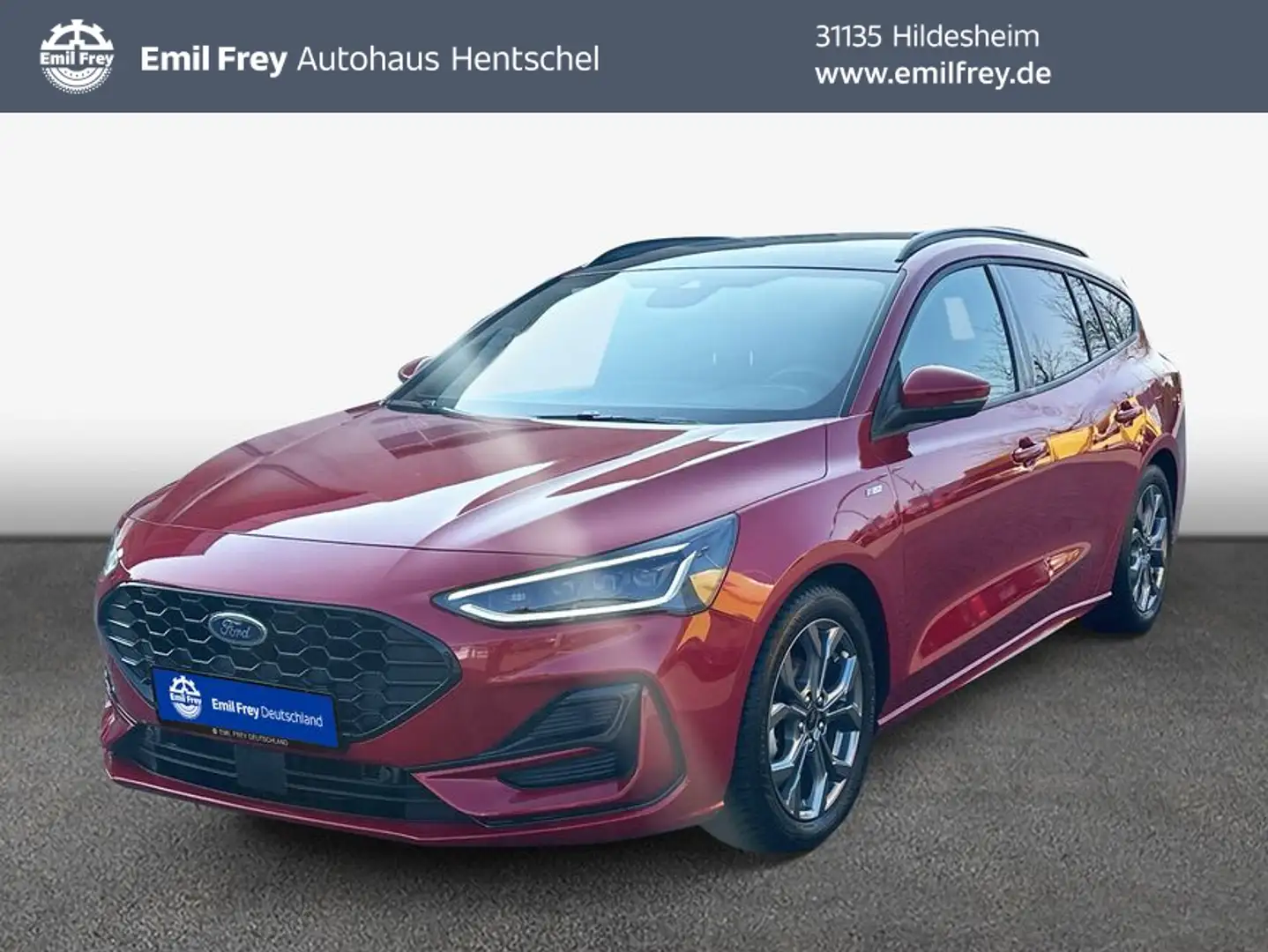 Ford Focus Turnier 1.0 EcoBoost Hybrid Aut. ST-LINE Rot - 1