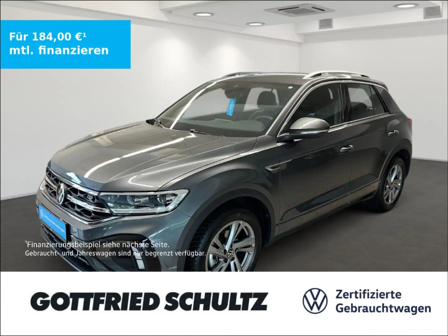 Volkswagen T-Roc 1.5 TSI DSG R-Line Navi LED ACC APP-Connect Gris - 1