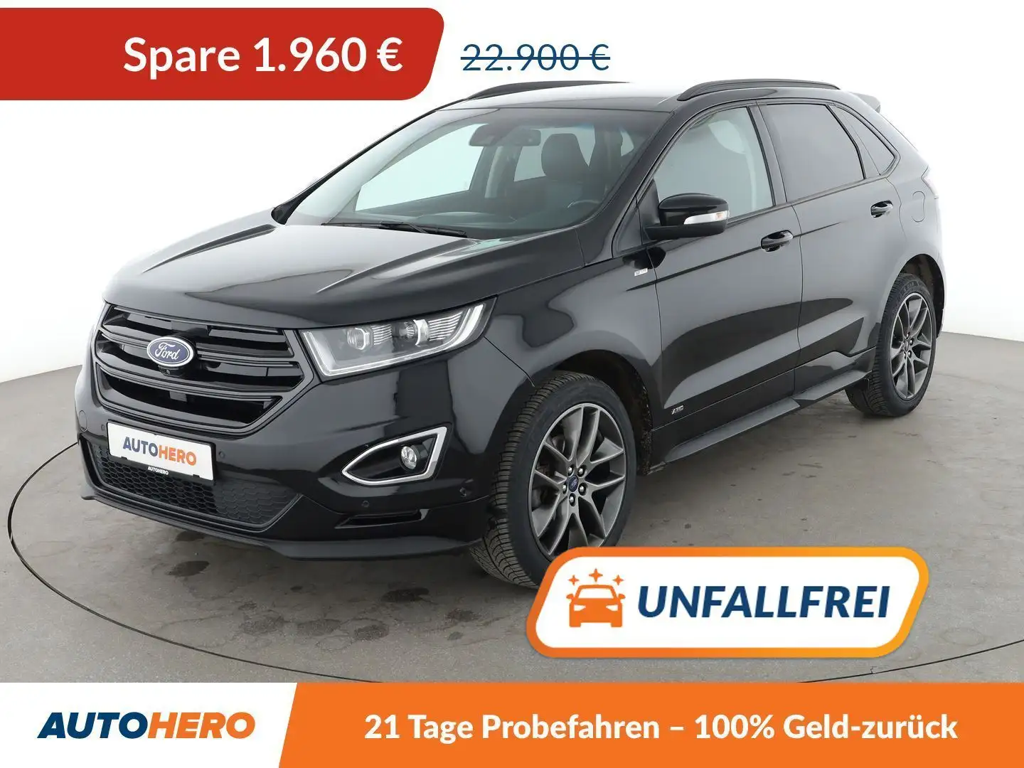 Ford Edge 2.0 TDCi Bi-Turbo ST-Line 4x4 Aut.*NAVI*LED*TEMPO* Schwarz - 1