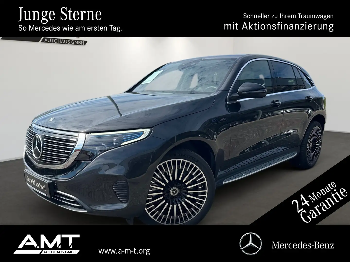 Mercedes-Benz EQC 400 EQC 400 4MATIC Navi/SHD/Distronic/Klima/LED Gris - 1