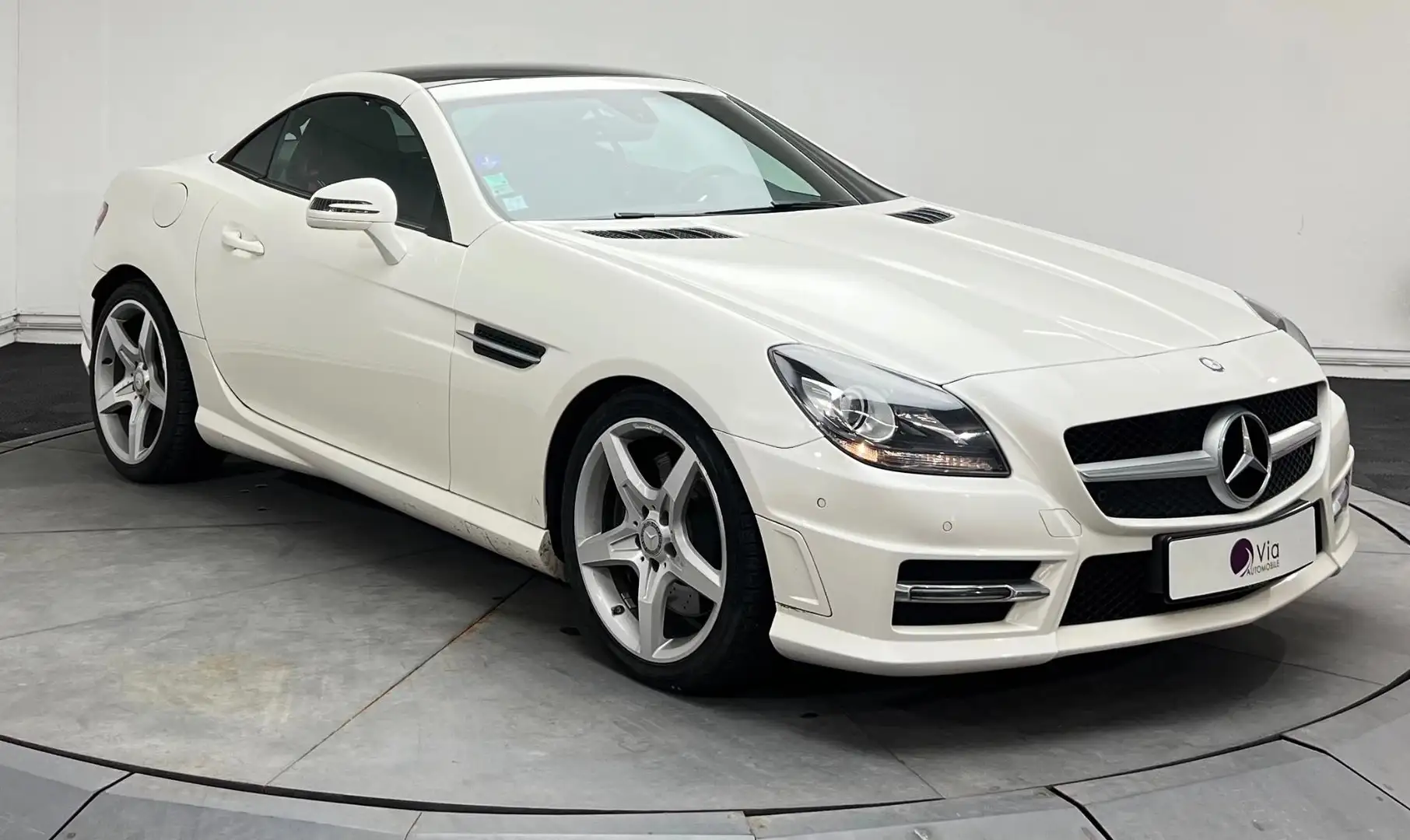 Mercedes-Benz SLK SLK 2.0 200 185 ch Amg line - Suivi Mercedes - Sièges Av Chauffa Schwarz - 2