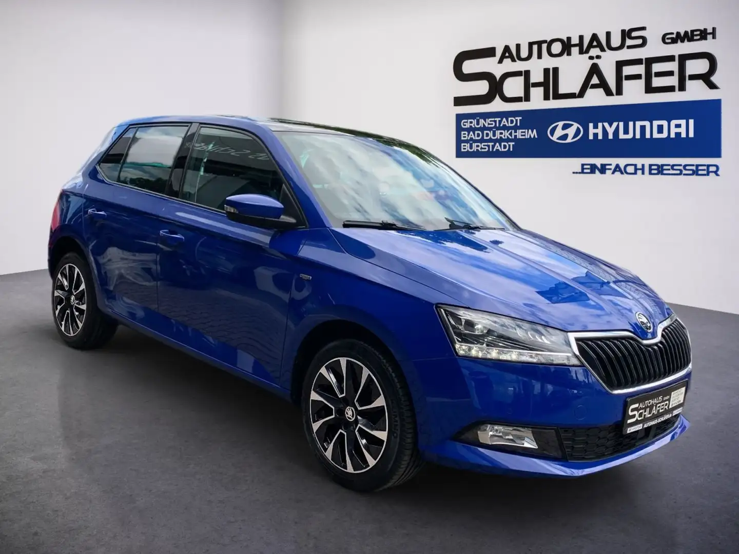 Skoda Fabia 1.0 TSI Drive 125 Best of OPF Navi Glasdac Bleu - 2