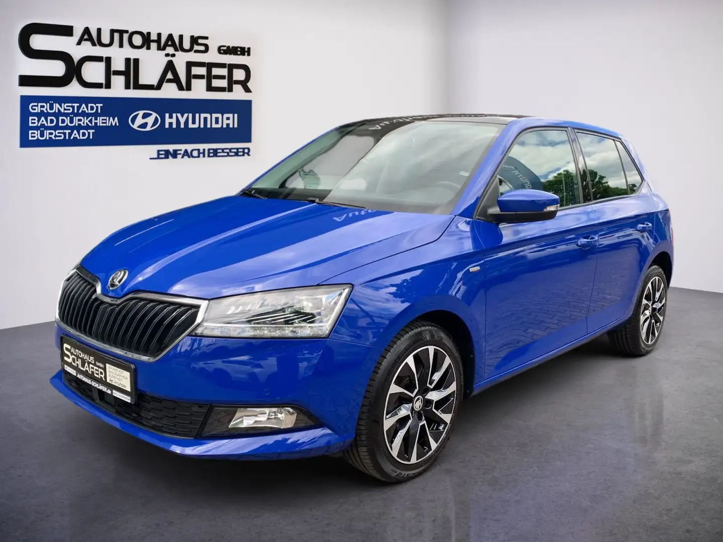 Skoda Fabia 1.0 TSI Drive 125 Best of OPF Navi Glasdac Bleu - 1