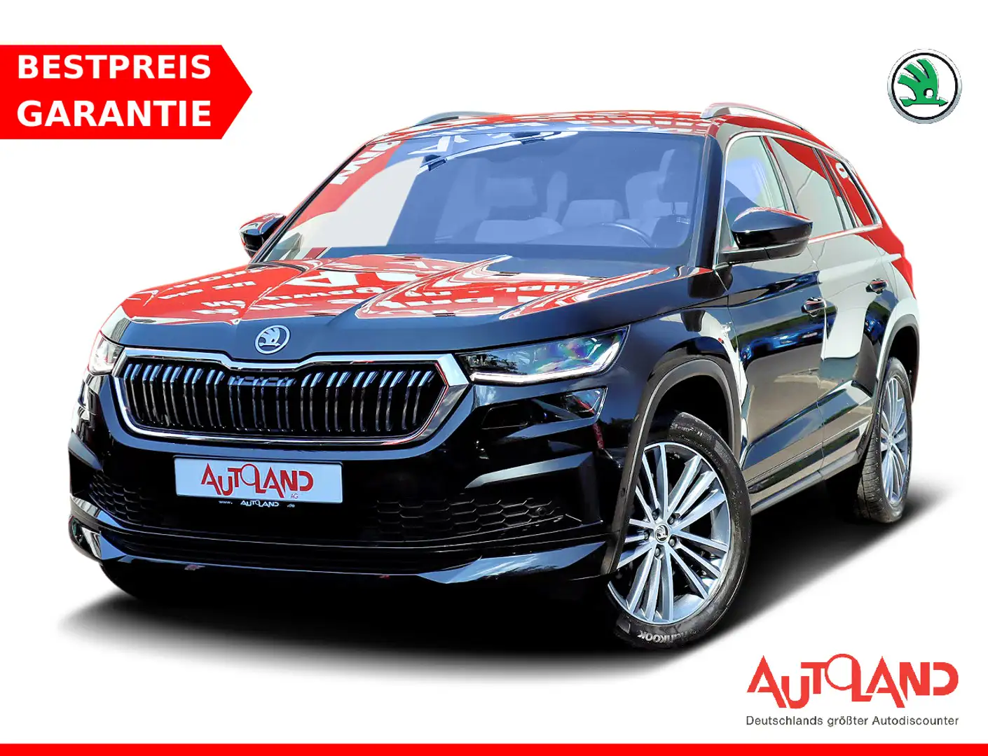 Skoda Kodiaq 2.0 TDI DSG L&K 4x4 7-Sitzer 360° ACC LED Zwart - 1