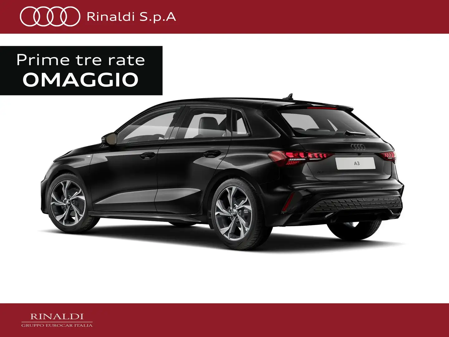 Audi A3 sportback 35 1.5 tfsi mhev s line edition s-tronic Nero - 2