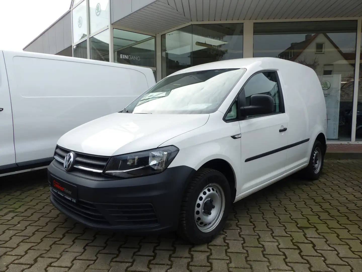 Volkswagen Caddy Kasten, 1. Hand, Navi,Klima,AHK, PDC Weiß - 2