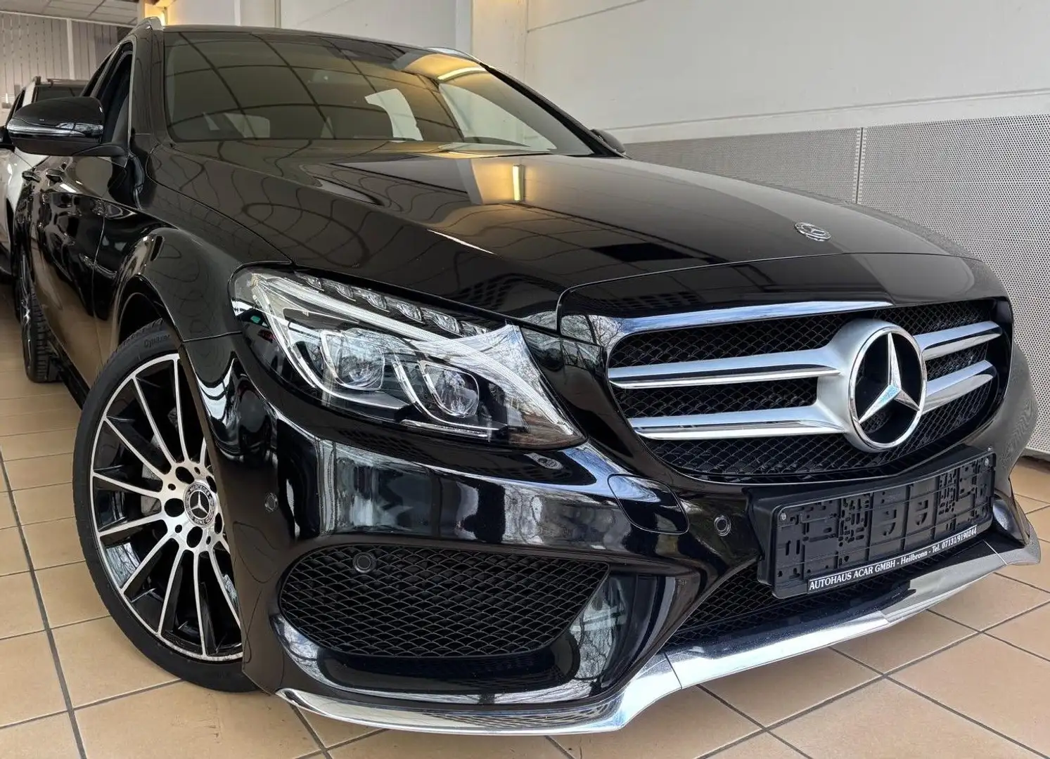 Mercedes-Benz C 250 T CGI AMG-Line LED Kamera 8-Fach Totwinkelass. Schwarz - 1