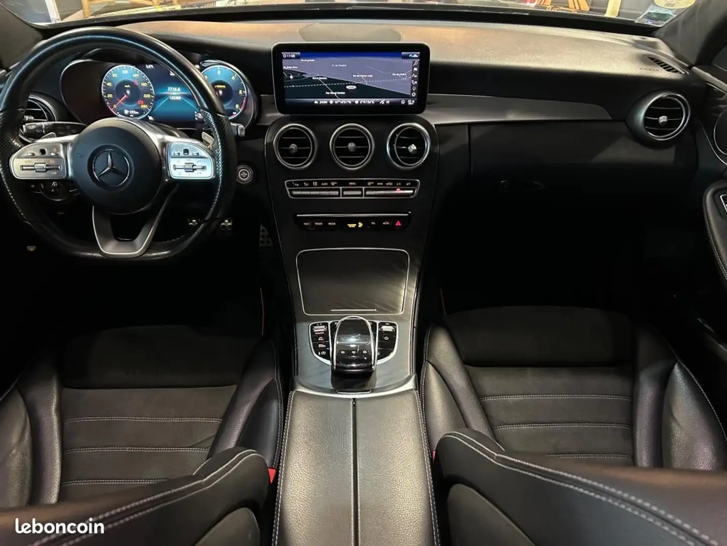 Mercedes-Benz C 220 Mercedes BREAK 2.0 220 D T 195 EXCLUSIVE 9G-TRONIC BVA Gris - 2