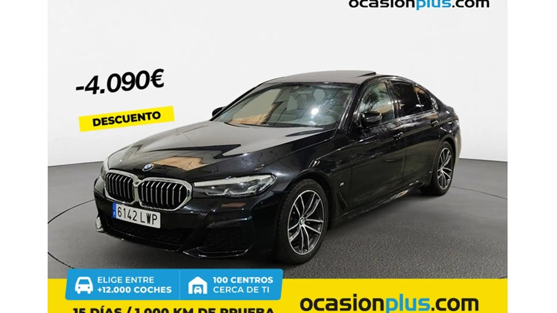 BMW 520 520dA Negro - 1
