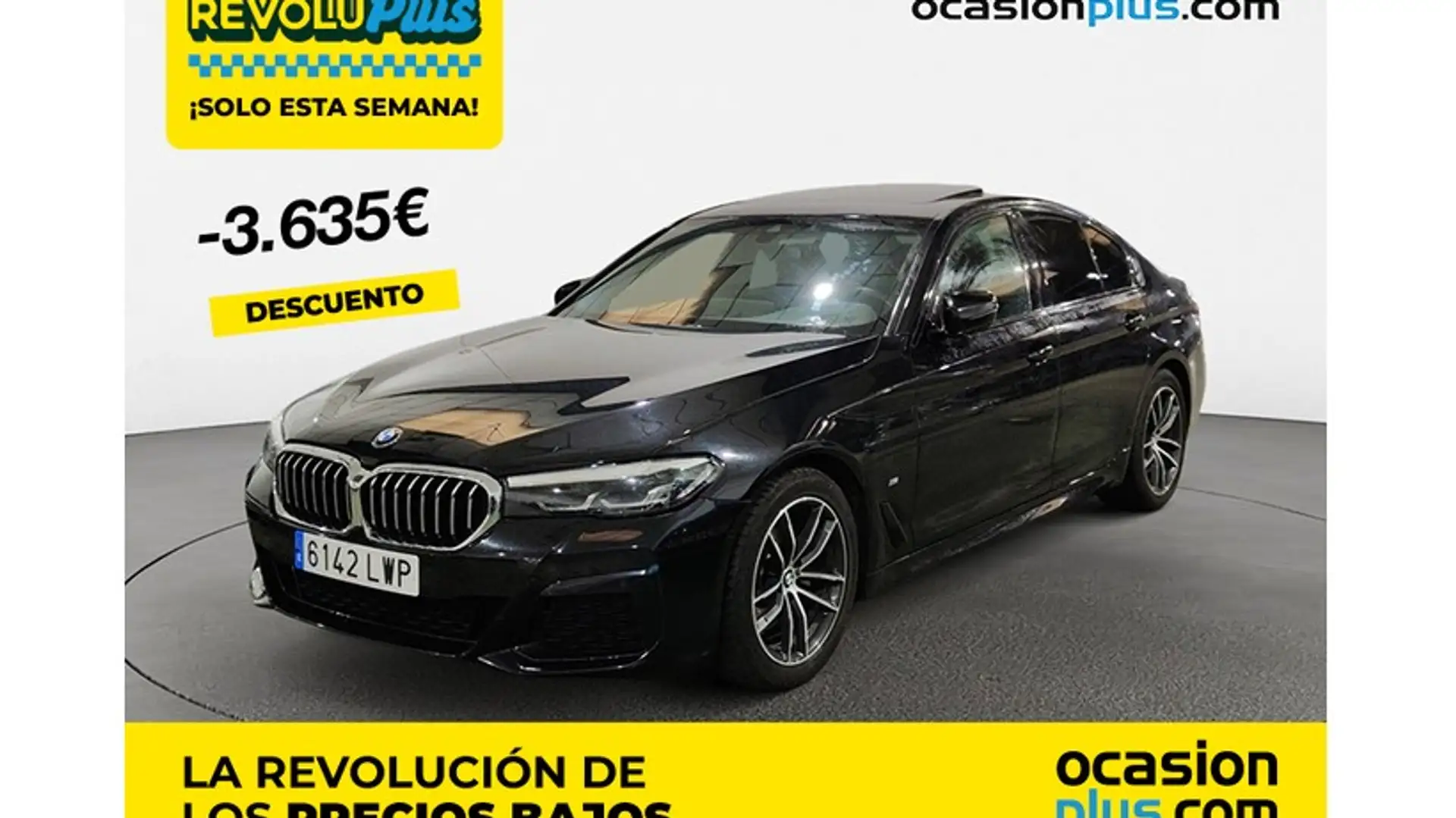 BMW 520 520dA Negro - 1