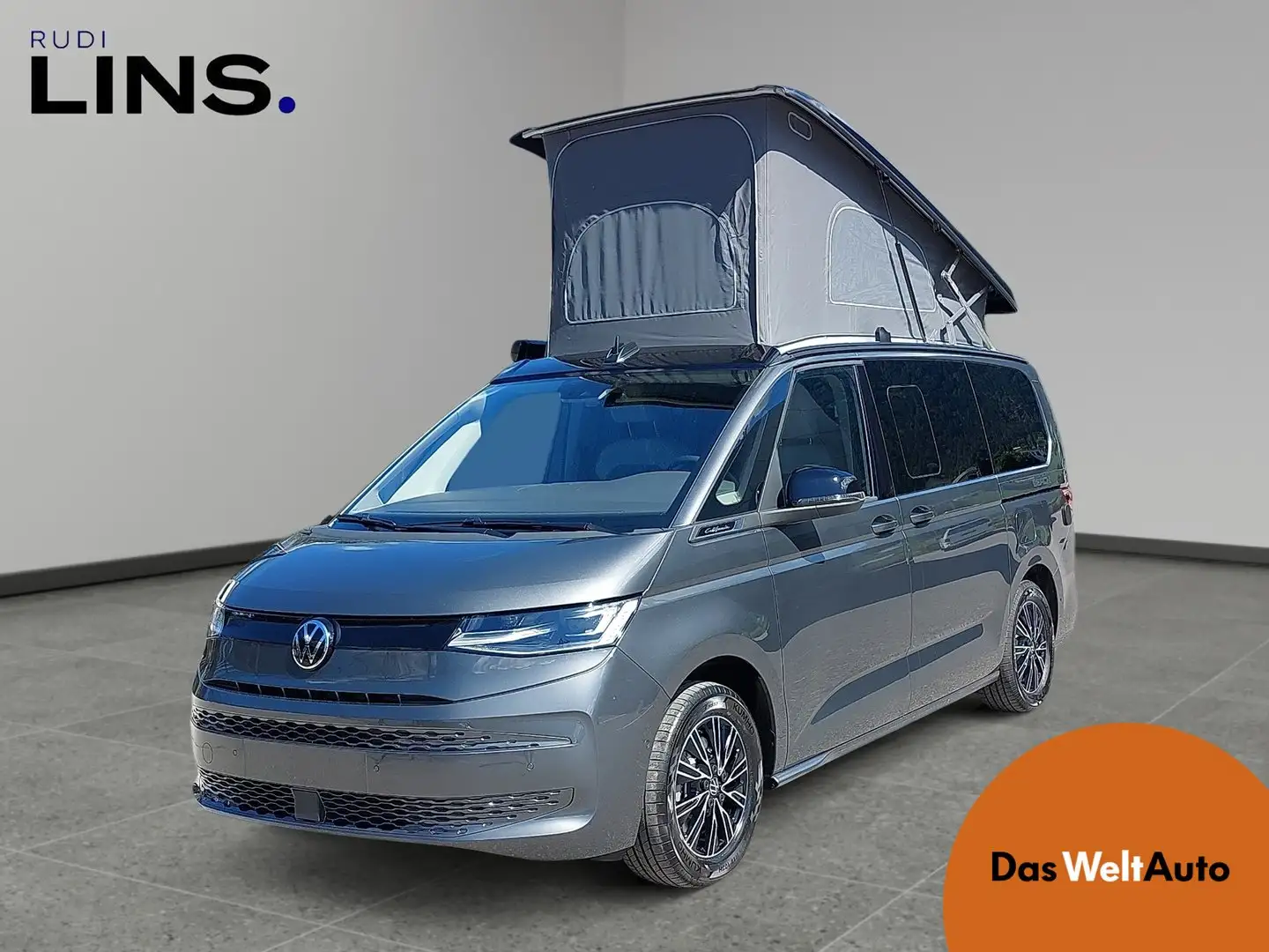 Volkswagen T6 California VW T6 California Beach Camper eHyb. 180 kW 4M Gris - 1