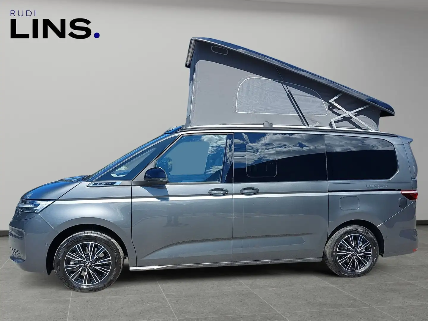 Volkswagen T6 California VW T6 California Beach Camper eHyb. 180 kW 4M Gris - 2